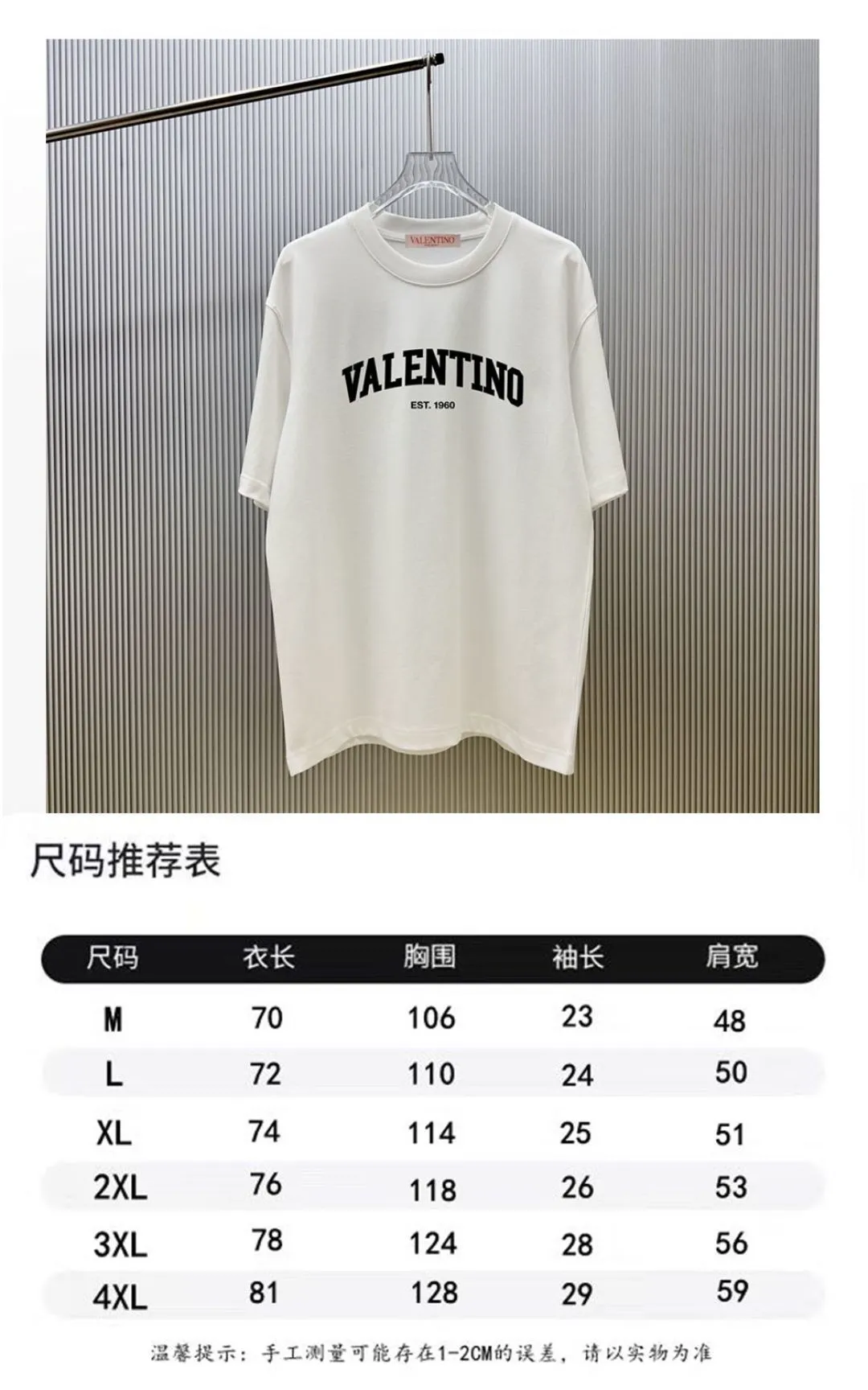 85💰（ Quality ） ： . V.alentino T ：300 100% ：320 1*1 ： ： Size：M—4XL Same Style